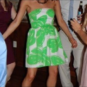 Lilly Pulitzer strapless dress